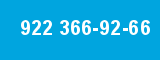 922 366-92-66
